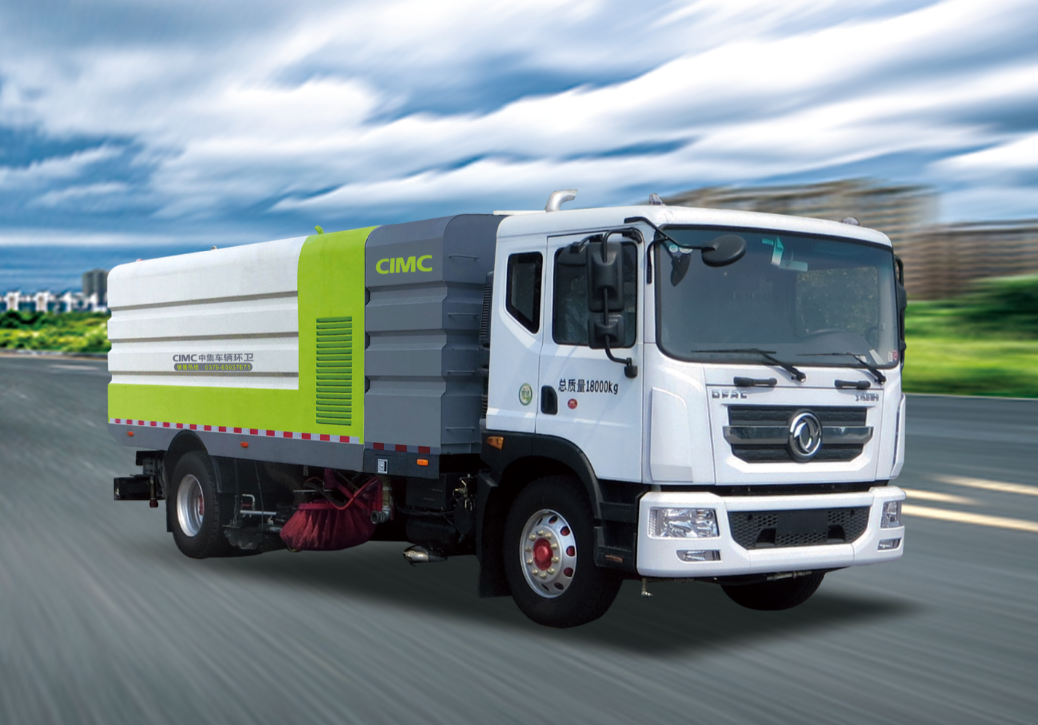 清“靚”一夏！新能源洗掃車(chē)清新出道